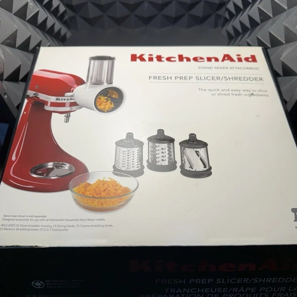 KitchenAid KSMVSA Fresh Prep Slicer Shredder Attachment for Stand Mixer